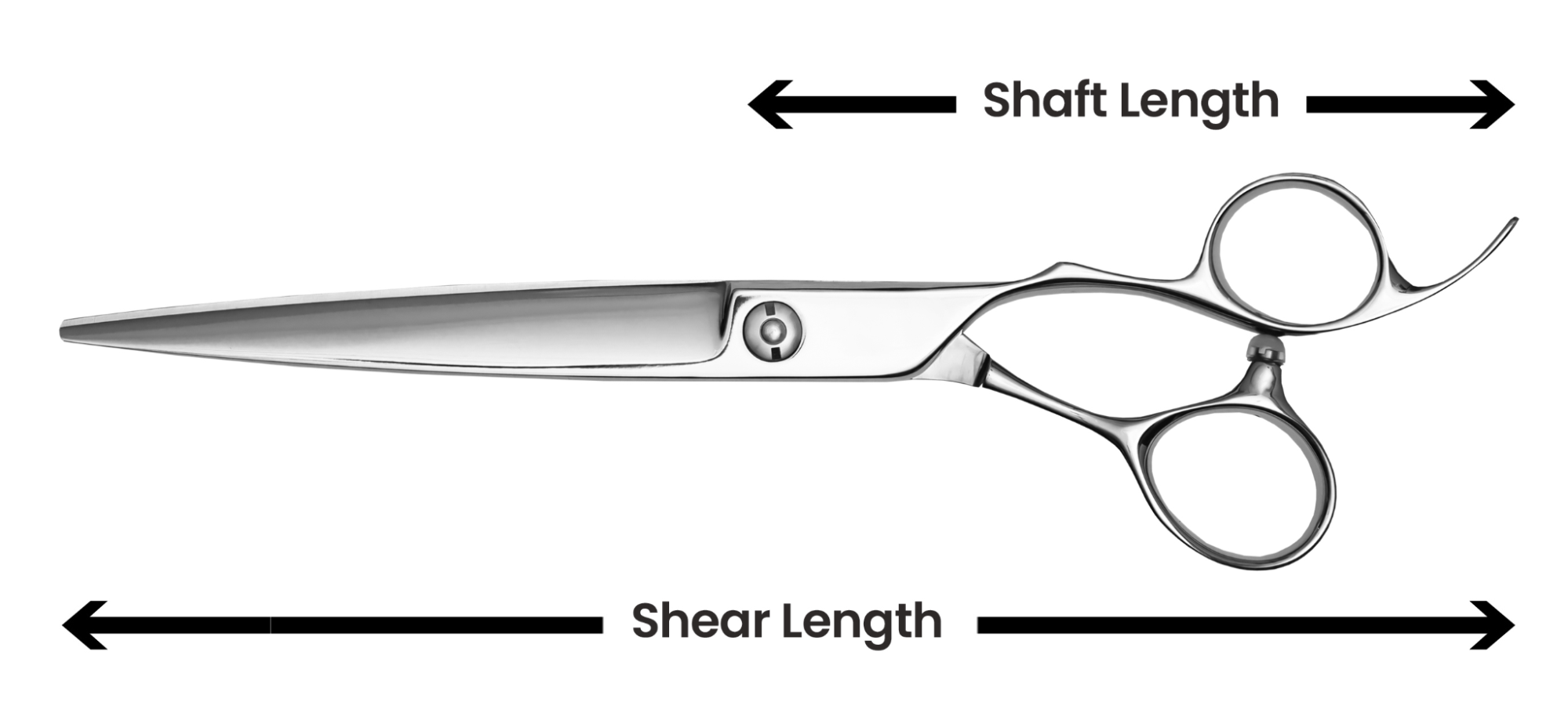 parts of a pair of scissors shaft