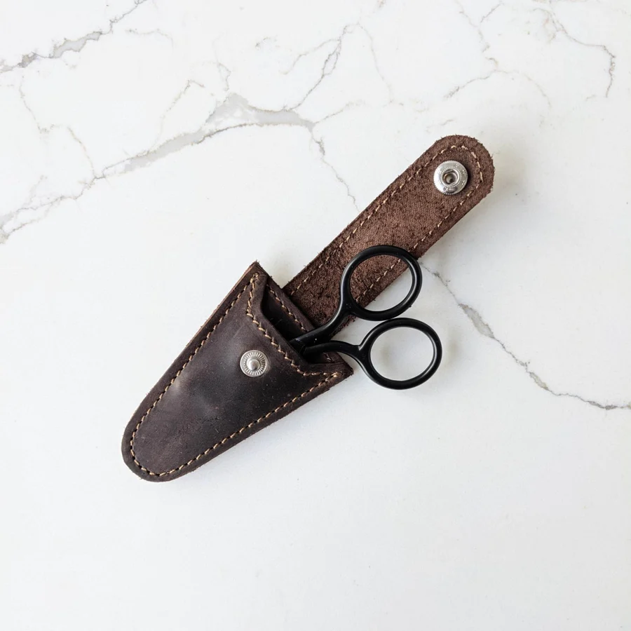 leather scissor sheath