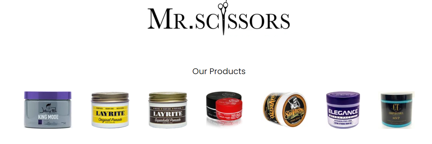 mister scissors hair products